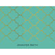 Teal Gate Foil Stamped Foldover Note Cards with Lined Envelopes Image 3 of 3